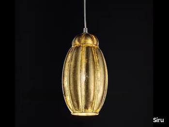 FOGLIA ORO MS 203 - Murano glass pendant lamp _ Siru