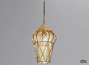 PIAZZA ES 114 - Murano glass outdoor pendant lamp _ Siru