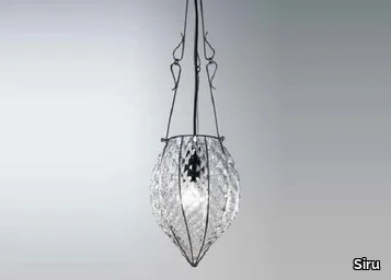 POZZO RS 119 - Murano glass pendant lamp _ Siru