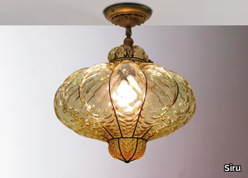 SULTANO MB 106 - Murano glass ceiling lamp _ Siru