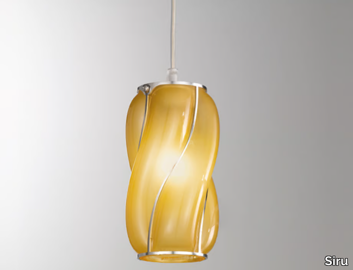 ORIONE RS 385 - Murano glass pendant lamp _ Siru