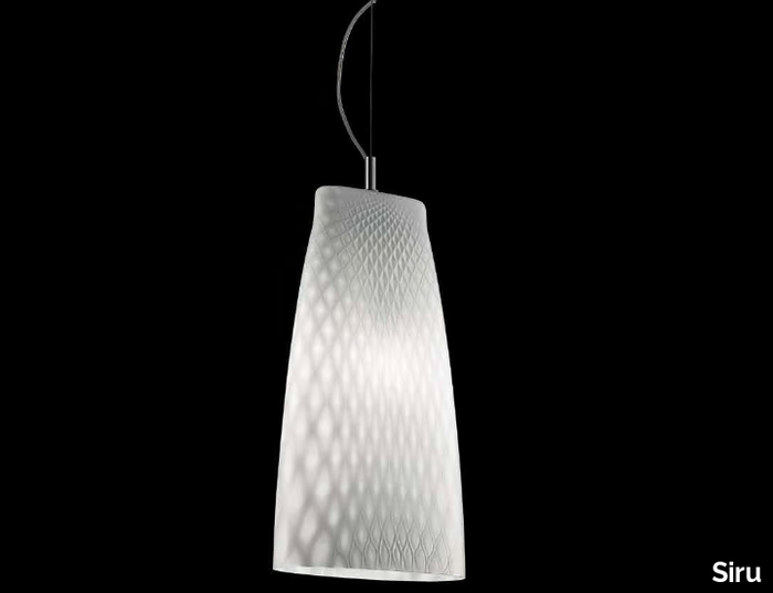 SEPPIA LS 623 - Murano glass pendant lamp _ Siru