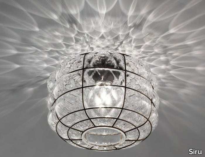 TERRA RC 420 - Murano glass ceiling light _ Siru