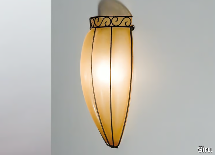 TULIPANO MA 237 - Murano glass wall lamp _ Siru