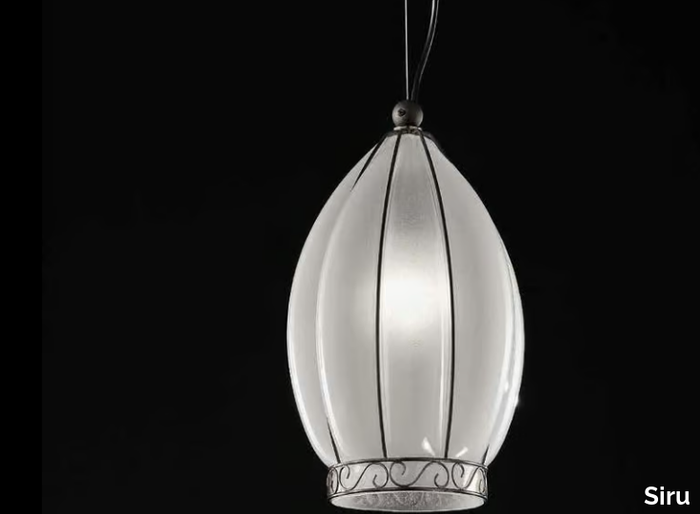 TULIPANO MS 237 - Murano glass pendant lamp _ Siru