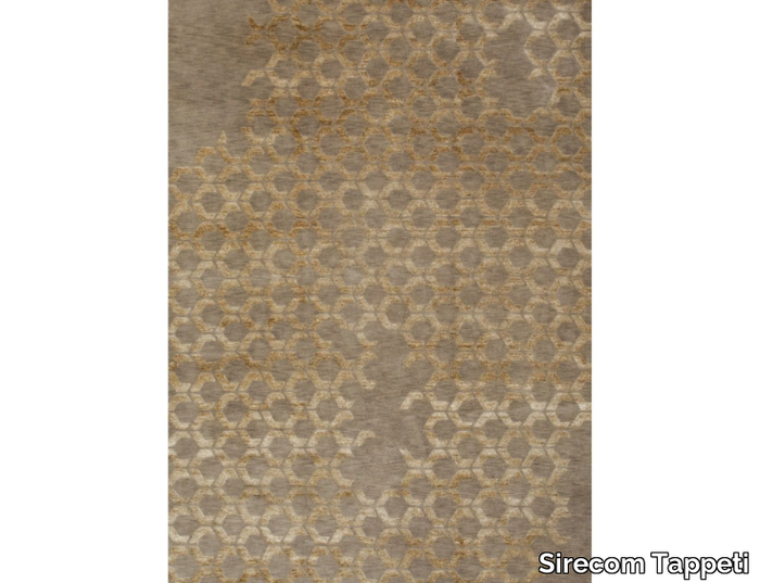 ICON TURTLE GOLD - Rectangular handmade rug _ Sirecom Tappeti