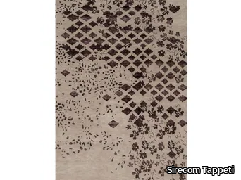 ICON MOSAIC BROWN - Rectangular handmade rug _ Sirecom Tappeti