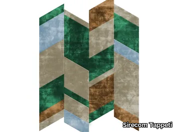 TANGRAM AUTUMN - Hand-tufted rug _ Sirecom Tappeti