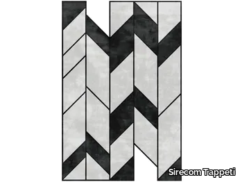 TANGRAM TURNER - Hand-tufted rug _ Sirecom Tappeti