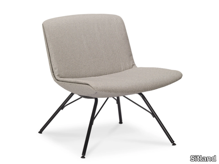 MILOS LOUNGE - Fabric easy chair _ Sitland