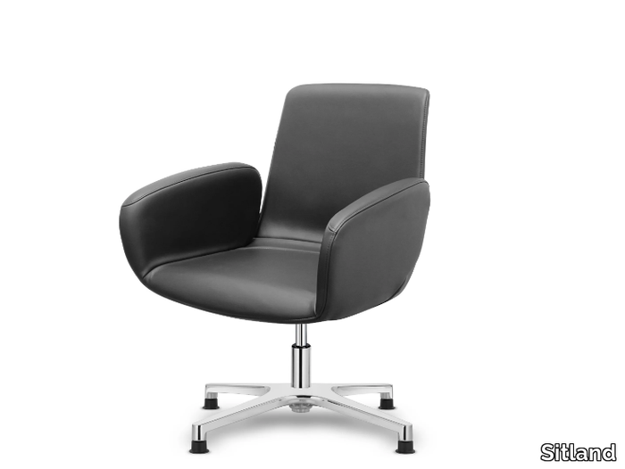 WHY NOT - Swivel with 4-spoke base chair _ Sitland