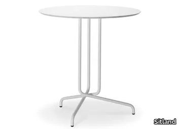 BISTROT - Round steel table _ Sitland