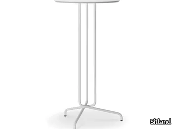 BISTROT - Round steel high table _ Sitland