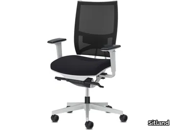 SPIRIT AIR - Office chair with castors with 5-Spoke base _ Sitland