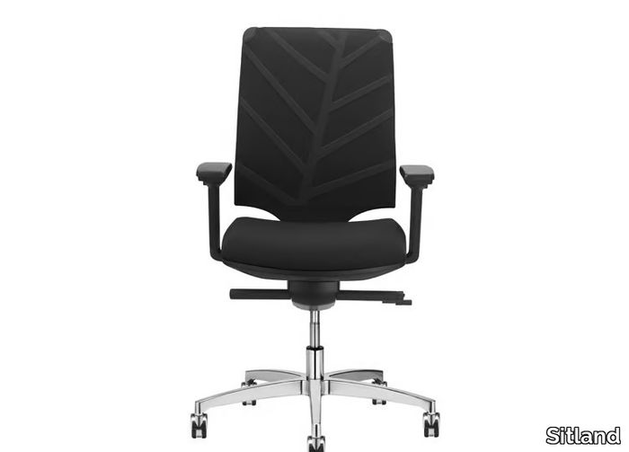 LEAF - Ergonomic office chair with 5-Spoke base _ Sitland