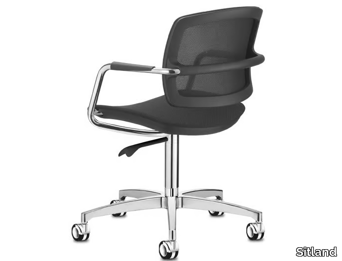 PK - Chair with 4-spoke base with castors _ Sitland