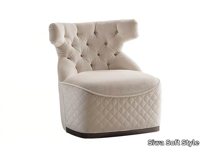 DOROTEA - Wing fabric armchair _ Siwa Soft Style