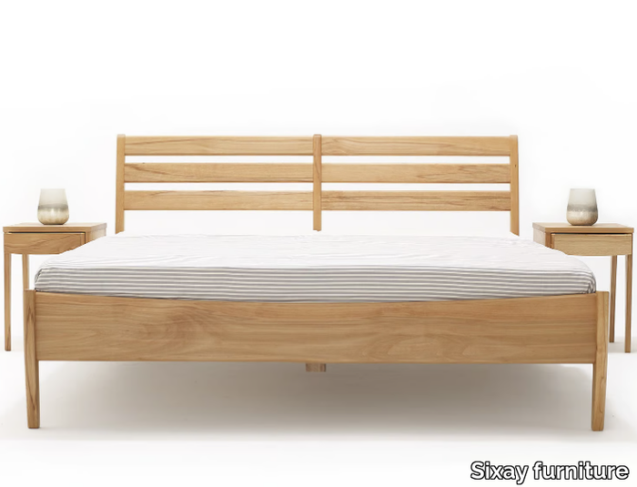 PILAR - Wooden double bed _ Sixay furniture