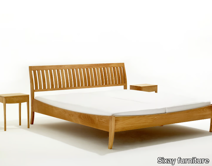 ZEBRA - Wooden double bed _ Sixay furniture