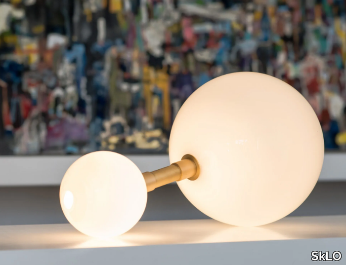 TWICE - LED blown glass table lamp _ SkLO