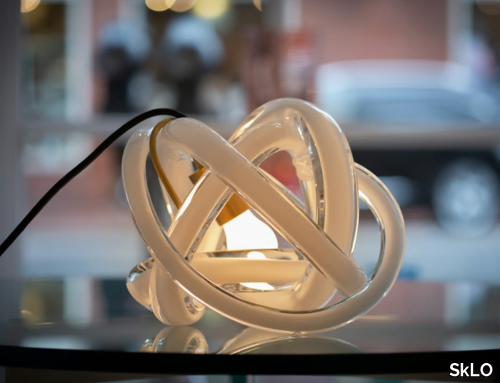 WRAP - LED blown glass table lamp _ SkLO