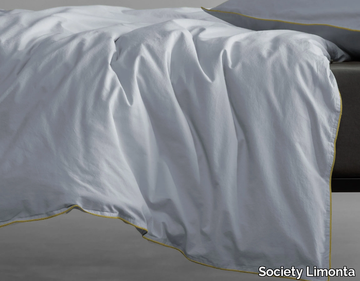 OVER - Solid-color cotton duvet cover _ Society Limonta