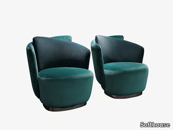 DUETTO - Fabric easy chair _ Softhouse