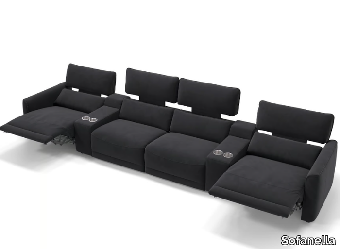 GALA KINO - 4 seater fabric sofa _ Sofanella