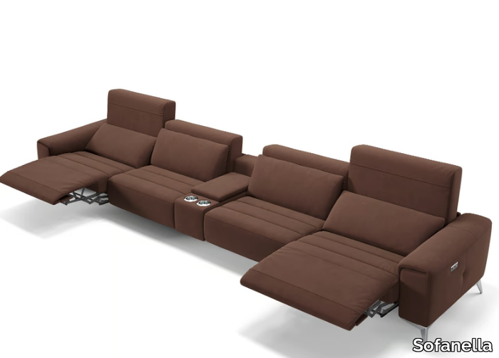 BELLA KINO - 4 seater fabric sofa _ Sofanella