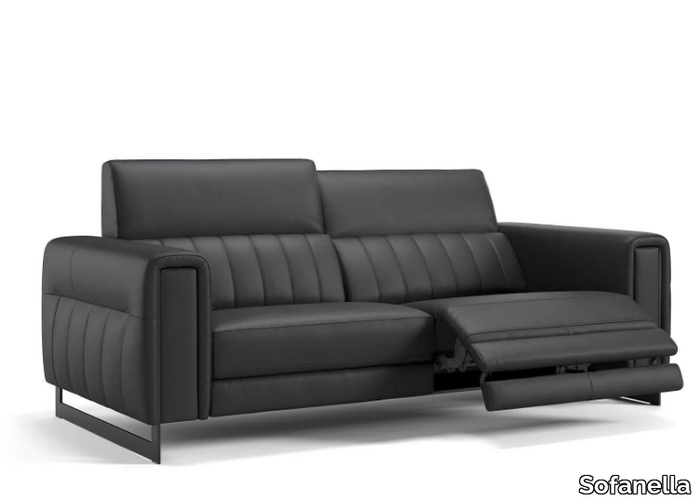 LESINA - 3 seater leather sofa _ Sofanella