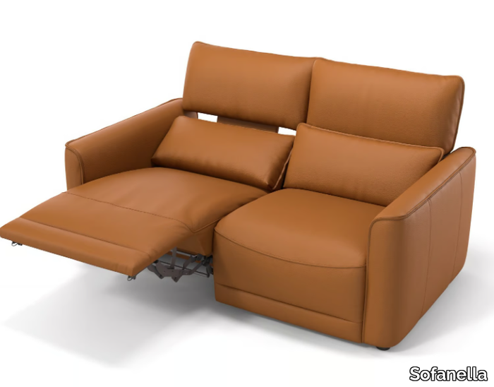 GALA - 2 seater leather sofa _ Sofanella