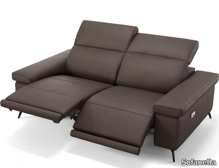 URBANA - 2 seater leather sofa _ Sofanella