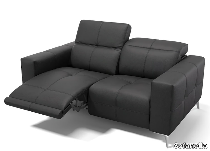 MARBELLA - 2 seater leather sofa _ Sofanella