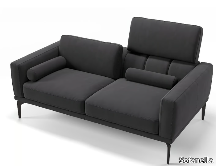 SALERNO - 2 seater fabric sofa _ Sofanella