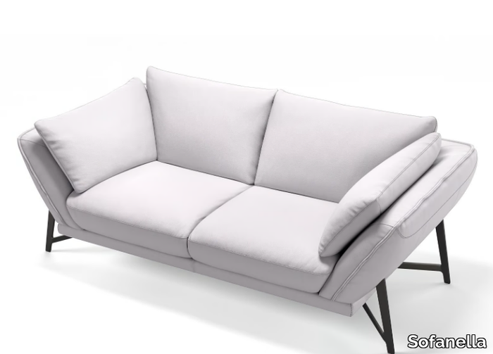 ESTELLA - 2 seater leather sofa _ Sofanella