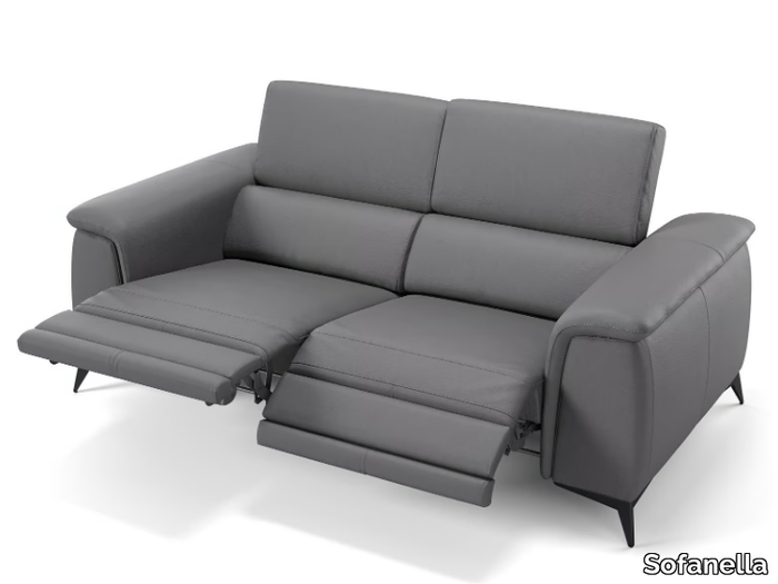 LIVORNO - 2 seater leather sofa _ Sofanella