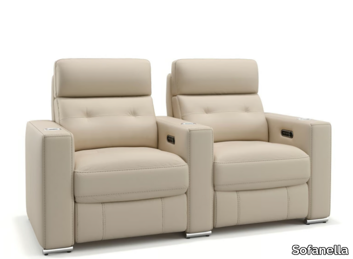 MATERA - 2 seater leather sofa _ Sofanella