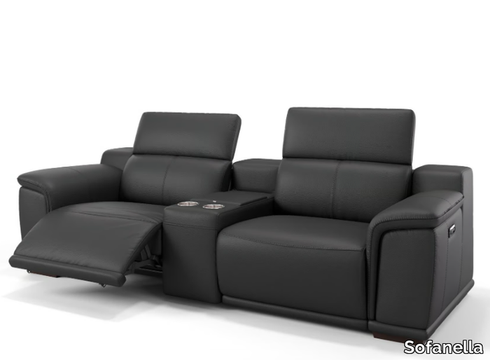 MONTEFINO KINO - 2 seater leather sofa _ Sofanella