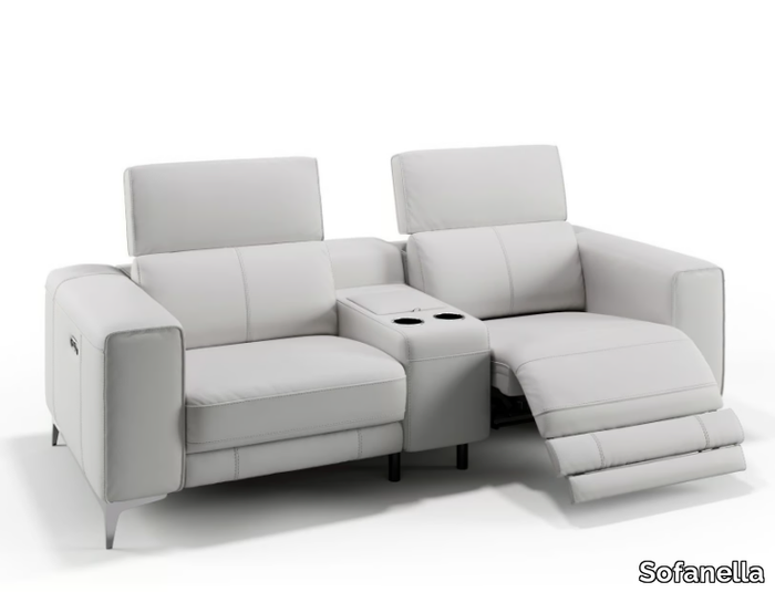 CUPELLO KINO - 2 seater leather sofa _ Sofanella