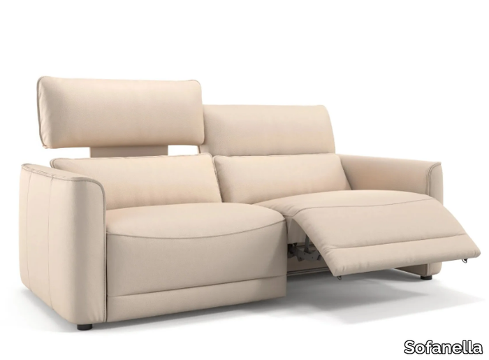 GALA - 3 seater leather sofa _ Sofanella