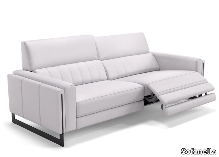 MARA - 3 seater leather sofa _ Sofanella