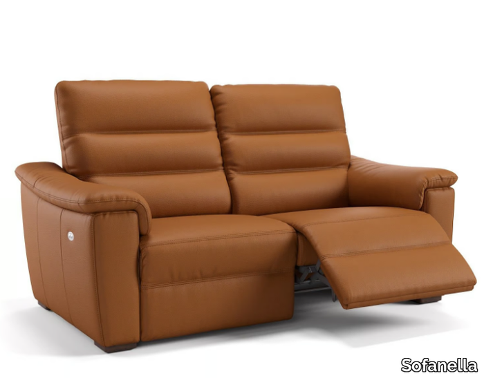 CREMONA - 3 seater leather sofa _ Sofanella