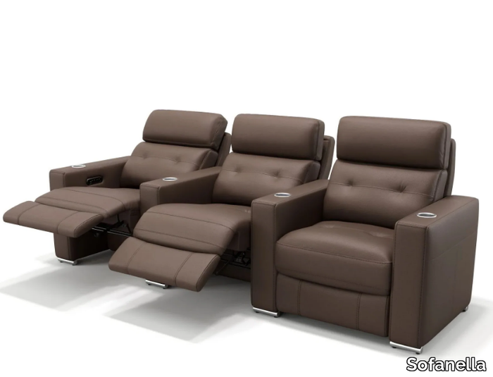 MATERA - 3 seater leather sofa _ Sofanella