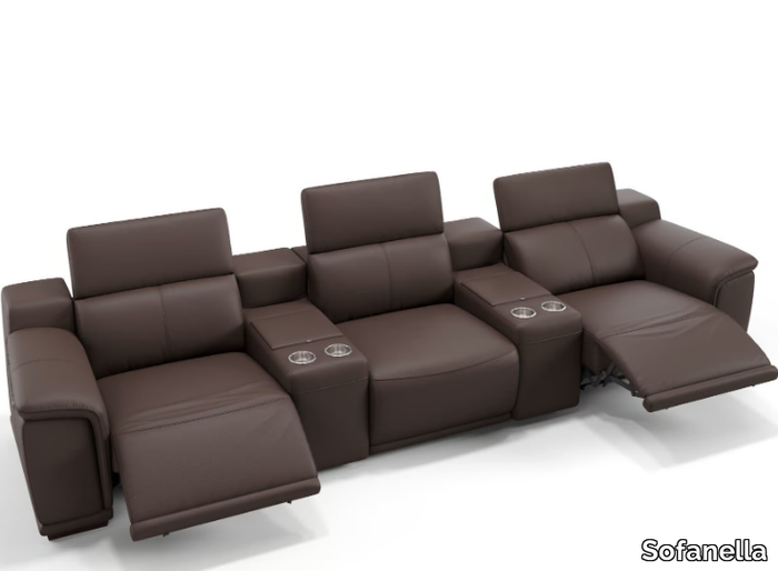 MONTEFINO KINO - 3 seater leather sofa _ Sofanella