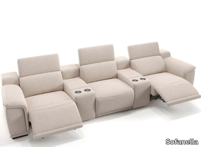 MONTEFINO KINO - 3 seater fabric sofa _ Sofanella