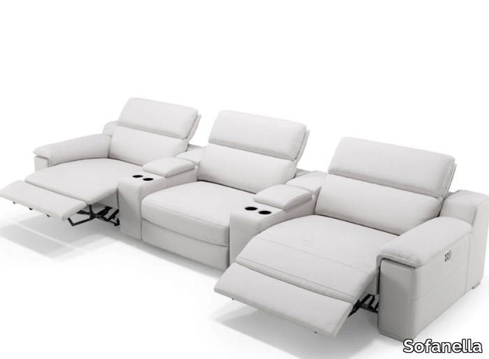 MACELLO KINO - 3 seater leather sofa _ Sofanella