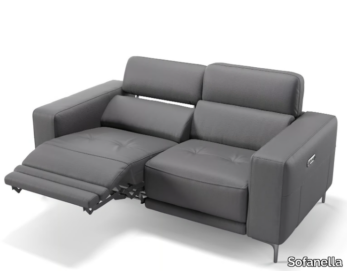 VIGO - 2 seater leather sofa _ Sofanella