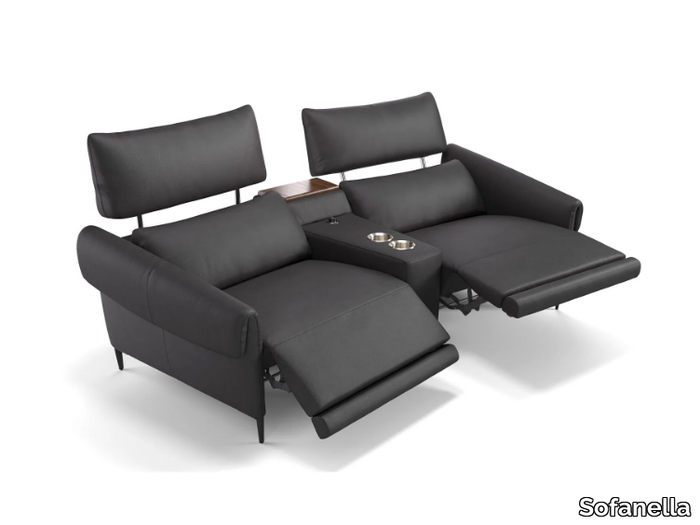 BIENNO KINO - 2 seater leather sofa _ Sofanella