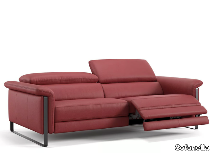 PALMA - 3 seater leather sofa _ Sofanella