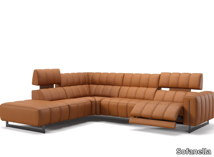 VENETO - Corner leather sofa _ Sofanella